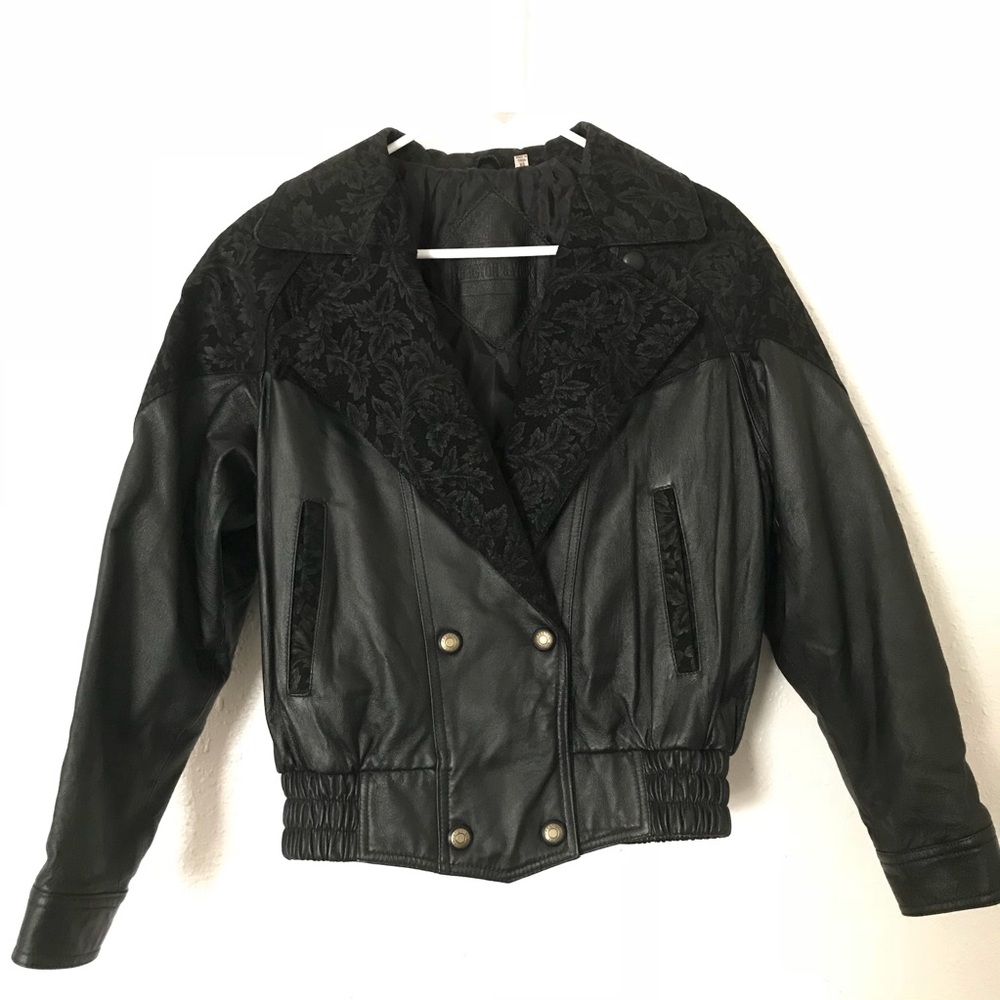 Preston & York rare vintage leather jacket